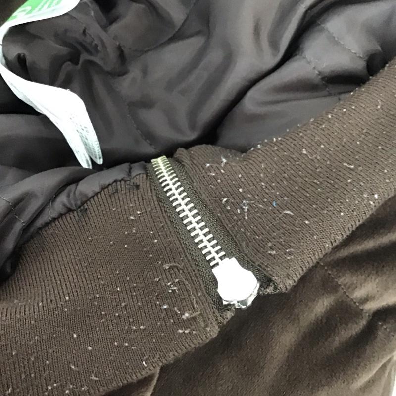 ジーナシス JEANASIS ジャケット、上着 ダウンジャケット JS071199TS ベロアクロップドダウンジャケット FREE 無地 茶 / ブラウン /  レディース USED 古着 中古 10147793