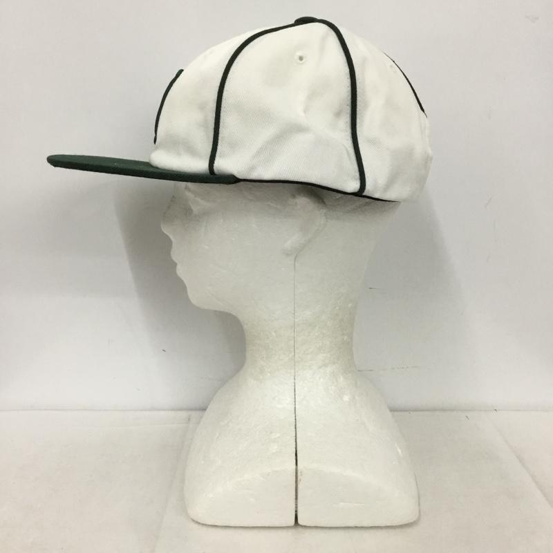 ハフ HUF 帽子 キャップ CLASSIC H BASEBALL PIPING ロゴ、文字 白 / ホワイト / X 緑 / グリーン /  メンズ USED 古着 中古 10150604