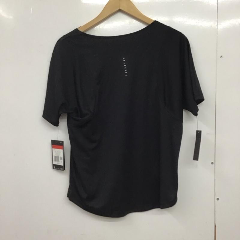 ナイキ NIKE カットソー 半袖 cj1938-010 WS ICNCLSH P S/S L ロゴ、文字 X プリント 黒 / ブラック /  レディース USED 古着 中古 10150809