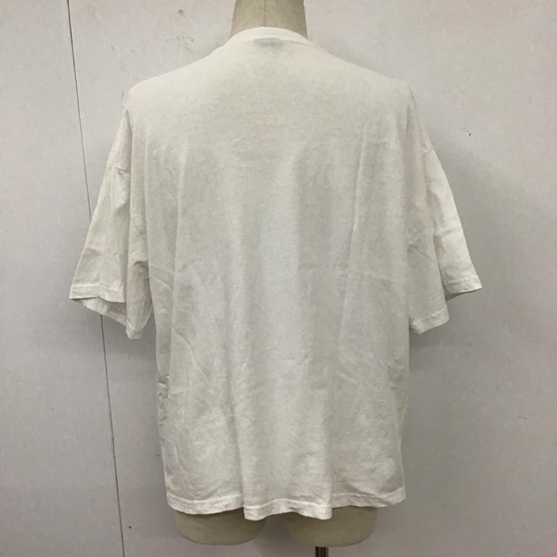 フリークスストア FREAK S STORE Tシャツ 半袖 半袖カットソー プリントTシャツ クルーネックカットソー S プリント 白 / ホワイト /  メンズ USED 古着 中古 10111648