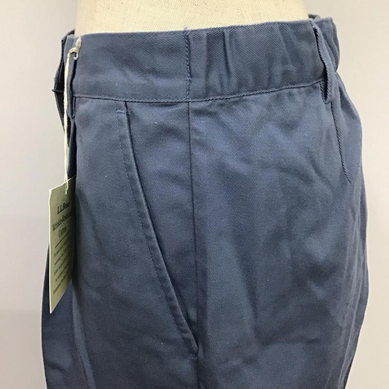 エルエルビーン L.L.Bean パンツ チノパン テーパードパンツ コットン 無地 青 / ブルー /  レディース USED 古着 中古 10118717