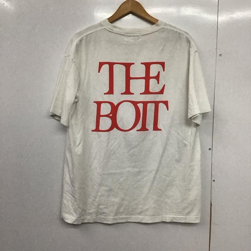 ボット BoTT Tシャツ 半袖 半袖カットソー プリントTシャツ クルーネックカットソー L ロゴ、文字 白 / ホワイト /  メンズ USED 古着 中古 10148383