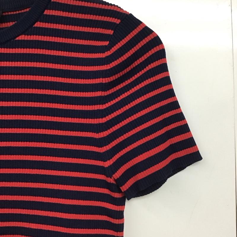 ザラ ZARA カットソー 半袖 ボーダー M ボーダー柄 マルチカラー / マルチカラー /  レディース USED 古着 中古 10149091