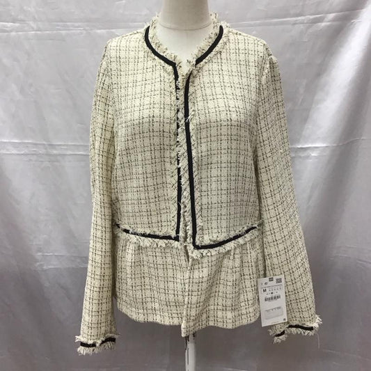 ザラ ZARA ジャケット、上着 ジャケット、ブレザー 7901/031/711 Tweed Peplum Jacket M  マルチカラー / マルチカラー /  レディース USED 古着 中古 10112536