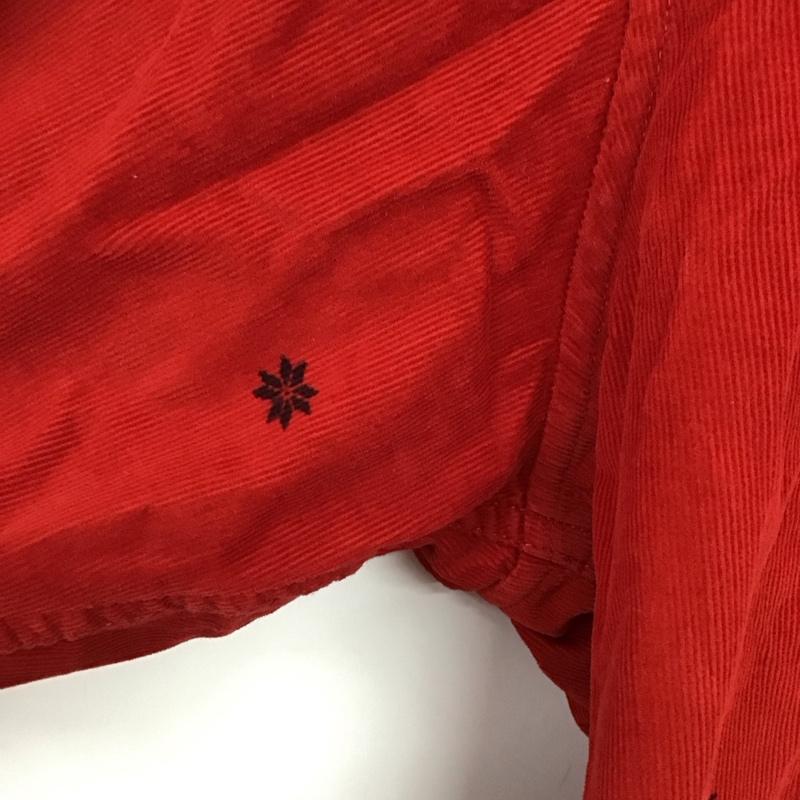 ノーティカ NAUTICA シャツ、ブラウス 長袖 長袖シャツ 無地シャツ カラーシャツ コーデュロイシャツ XL ロゴ、文字 赤 / レッド /  メンズ USED 古着 中古 10135965
