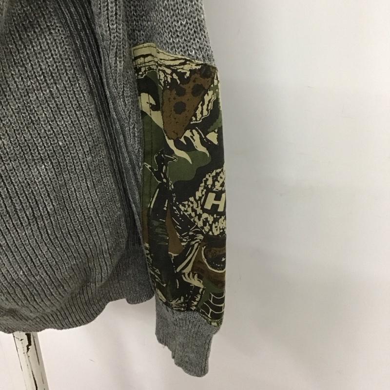 ヒステリックグラマー HYSTERIC GLAMOUR カーディガン 長袖 FREE 無地 灰 / グレー /  レディース USED 古着 中古 10117240