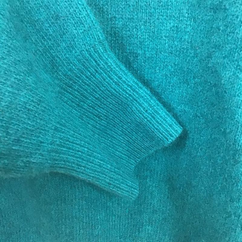 イエナ IENA ニット、セーター 長袖 21-080-900-3380-4-0 クルーネック ロゴ、文字 緑 / グリーン /  レディース USED 古着 中古 10147738