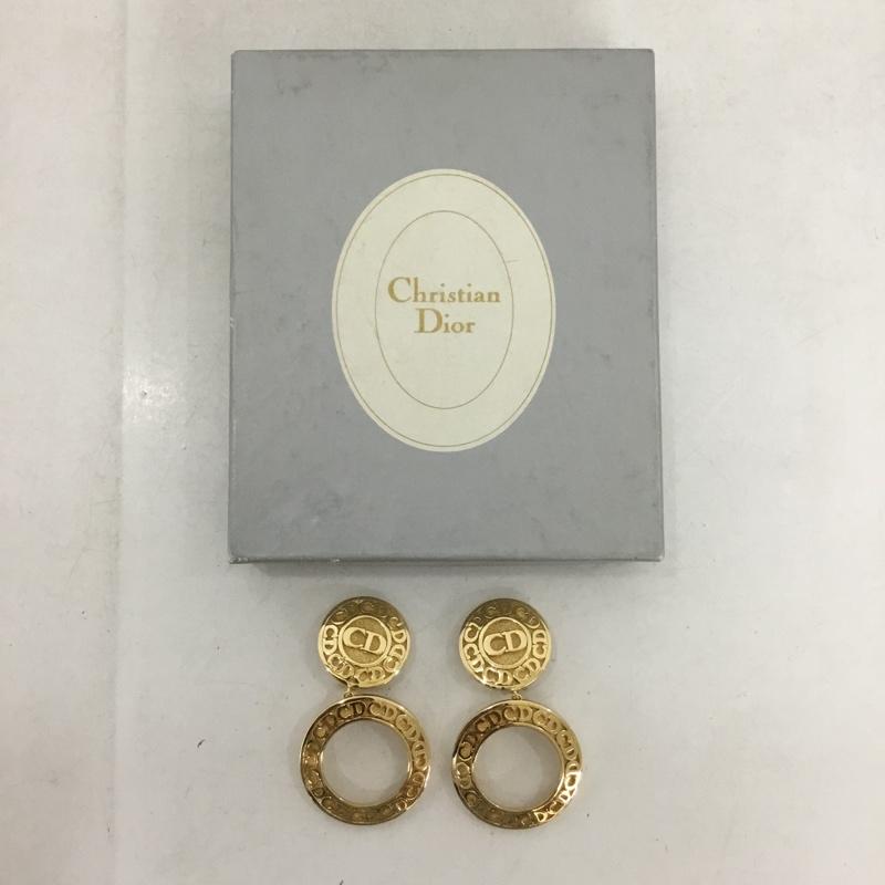 クリスチャンディオール Christian Dior ファッション小物 ファッション小物 イヤリング CDロゴ イヤリング ロゴ、文字 金 / ゴールド /  レディース USED 古着 中古 10136967