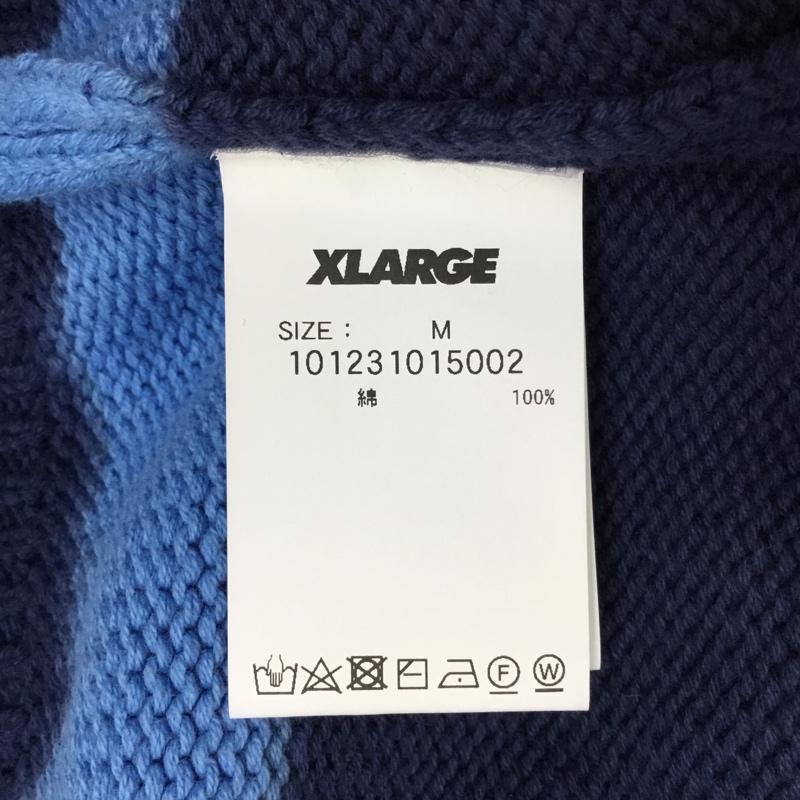 エクストララージ XLARGE ベスト ベスト ニットベスト ノースリーブニット Vネック M ロゴ、文字 マルチカラー / マルチカラー /  メンズ USED 古着 中古 10118708