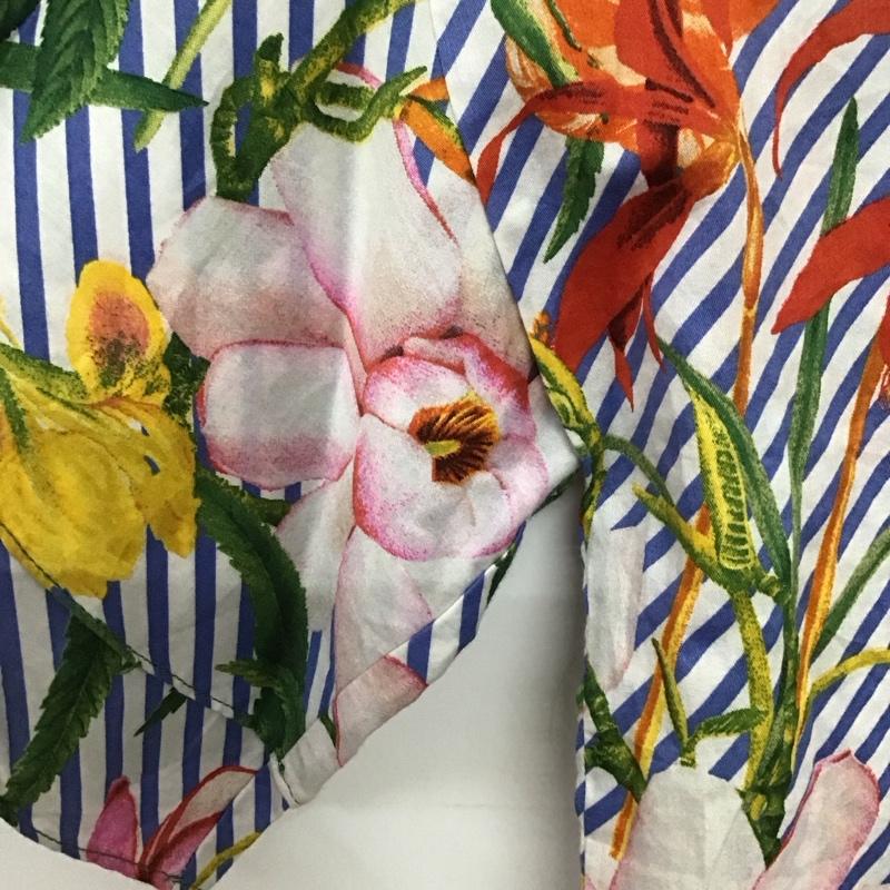 ザラ ZARA カットソー 半袖 2132/751/712 S 総柄 マルチカラー / マルチカラー /  レディース USED 古着 中古 10133679