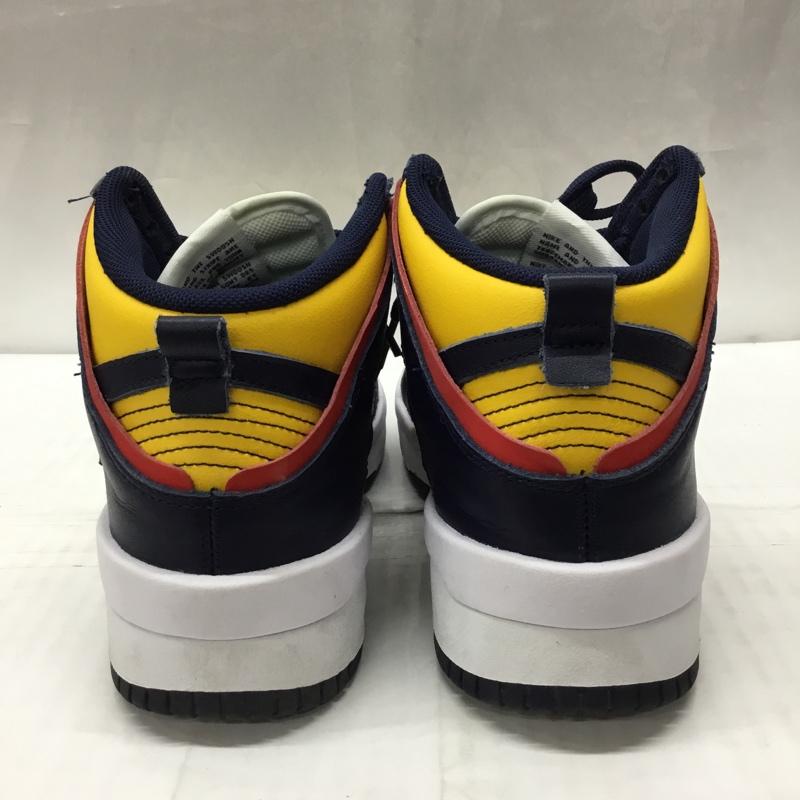ナイキ NIKE スニーカー スニーカー DH3718-701 WMNS DUNK HIGH UP 22.5cm 22.5cm ロゴ、文字 紺 / ネイビー / X 黄 / イエロー / X 赤 / レッド / X 白 / ホワイト /  レディース USED 古着 中古 10111534
