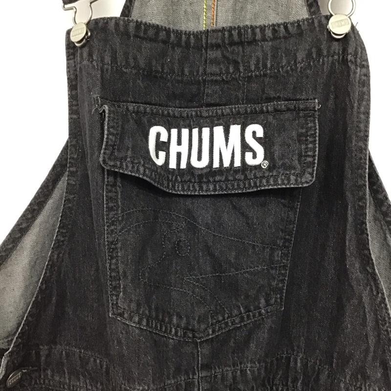 チャムス CHUMS サロペット・オーバーオール サロペット、オーバーオール ch03-1318 ビーバーオールオーバーザオーバーオール M ロゴ、文字 ダークグレー / ダークグレー /  メンズ USED 古着 中古 10146164