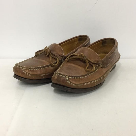ラルフローレン RALPHLAUREN 革靴 革靴 デッキシューズ 6C 無地 茶 / ブラウン /  レディース USED 古着 中古 10148643