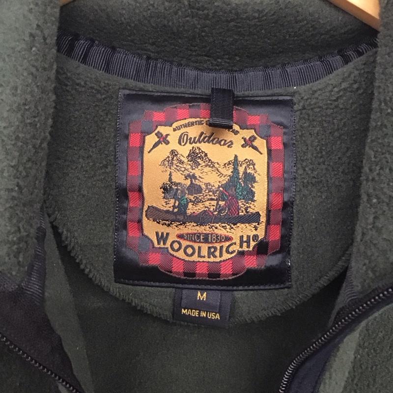 ウールリッチ WOOLRICH ジャケット、上着 ジャケット、ブレザー ジップアップフリースジャケット アウター スタンドカラー M 無地 カーキ / カーキ /  メンズ USED 古着 中古 10145112