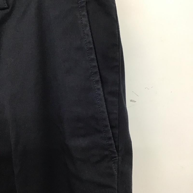 リデアル lideal パンツ チノパン チノパン ワイドパンツ カジュアルパンツ 33インチ 無地 紺 / ネイビー /  メンズ USED 古着 中古 10133371