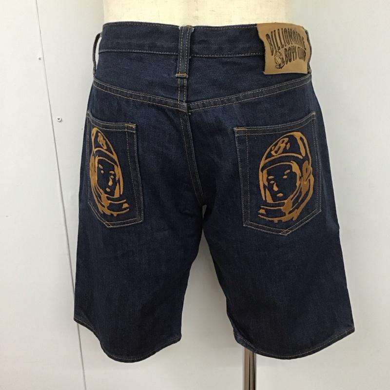 ビリオネア・ボーイズ・クラブ BILLIONAIRE BOYS CLUB パンツ ショートパンツ デニムパンツ ショートパンツ ハーフパンツ 32インチ ロゴ、文字 インディゴ / インディゴ /  メンズ USED 古着 中古 10111957