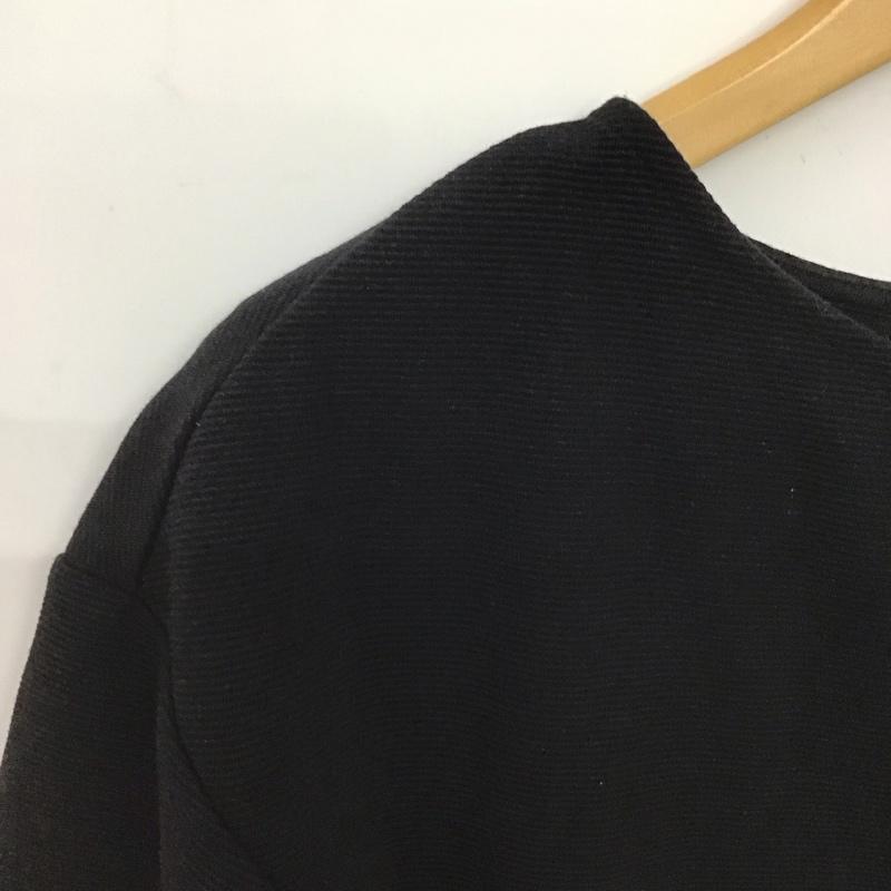 センスオブプレイス SENSEOFPLACE ワンピース ロングスカート 半袖ロングワンピース フレアスカート FREE 無地 黒 / ブラック /  レディース USED 古着 中古 10147893