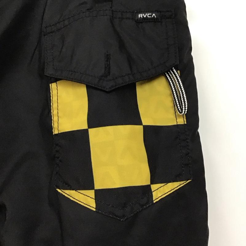 ルーカ RVCA パンツ ショートパンツ ハーフパンツ ショートパンツ カジュアルパンツ 32インチ プリント 黒 / ブラック /  メンズ USED 古着 中古 10114706