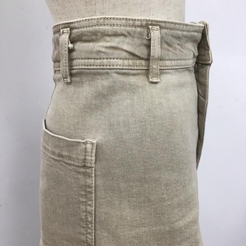 ザラ ZARA パンツ デニム、ジーンズ 34インチ 無地 ベージュ / ベージュ /  レディース USED 古着 中古 10110496