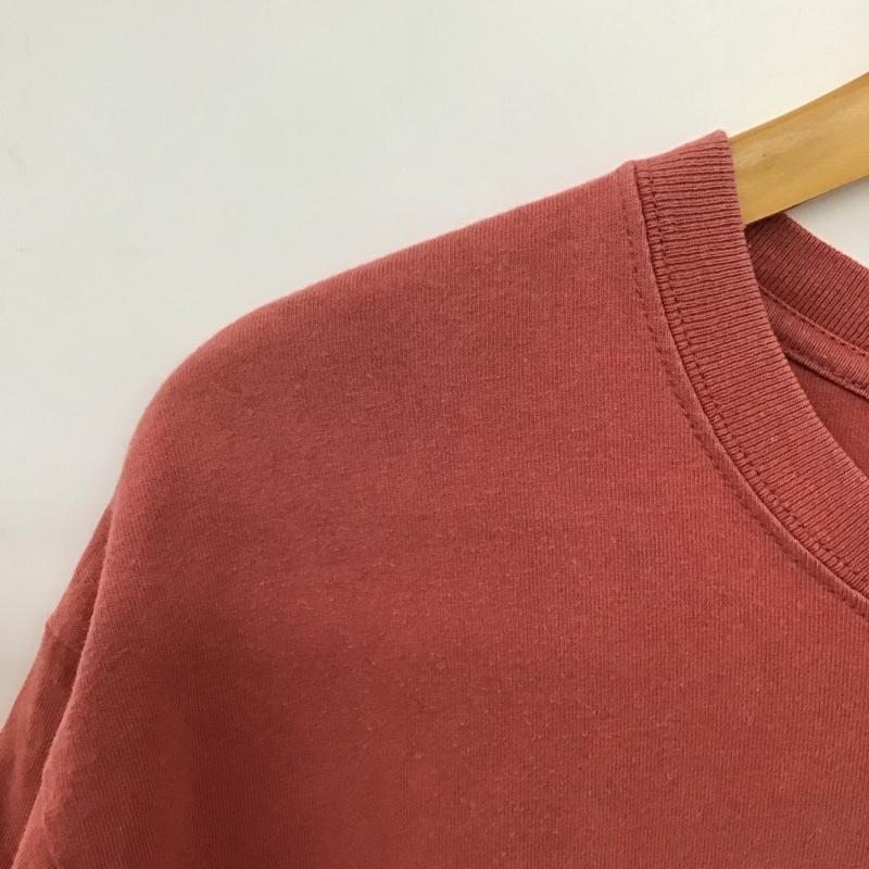 アヴィレックス AVIREX Tシャツ 半袖 半袖カットソー プリントTシャツ クルーネックカットソー XL ロゴ、文字 赤 / レッド /  メンズ USED 古着 中古 10142613