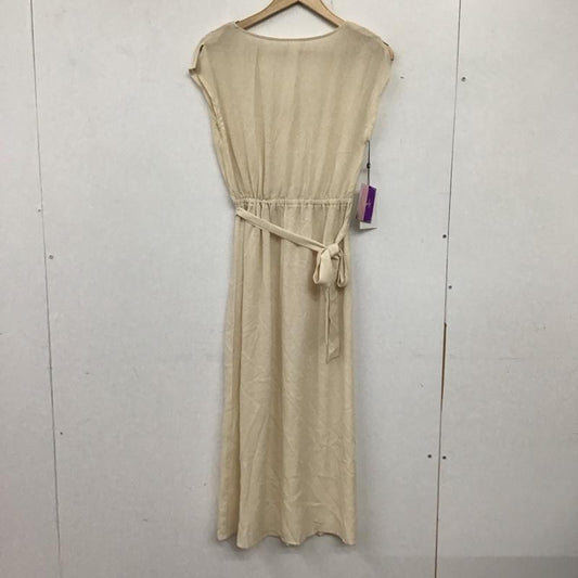レディー Rady ワンピース ロングスカート ロングワンピース ノースリーブワンピース フレアスカート S 無地 ベージュ / ベージュ /  レディース USED 古着 中古 10138312