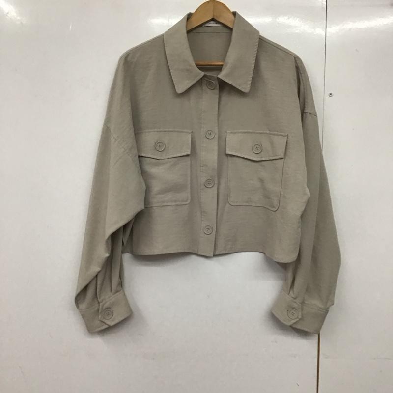 ジーナシス JEANASIS シャツ、ブラウス 長袖 js071146mc 19SS ショート丈シャツジャケット FREE 無地 マルチカラー / マルチカラー /  レディース USED 古着 中古 10145377