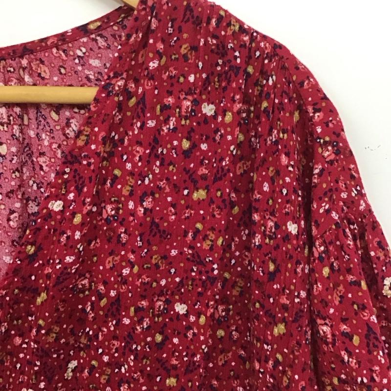 ニコアンド niko and... カーディガン 半袖 半袖ロングカーディガン プリントカーディガン プリント マルチカラー / マルチカラー /  レディース USED 古着 中古 10142038