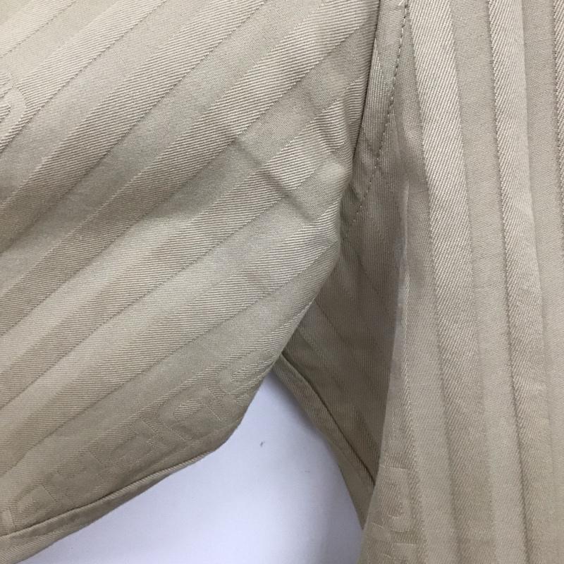シュプリーム Supreme シャツ、ブラウス 長袖 20AW JacquardStripeTwillShirt ジャガードストライプツイル 長袖シャツ L ロゴ、文字 ベージュ / ベージュ /  メンズ USED 古着 中古 10129626