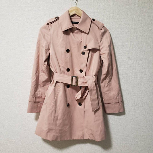 スタイルノート StyleNote コート トレンチコート 7 無地 桃 / ピンク /  レディース USED 古着 中古 10016814