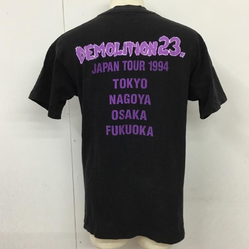 フルーツオブザルーム FRUIT OF THE LOOM Tシャツ 半袖 DEMOLITION23 バンドTシャツ 日本ツアー JAPANツアー 1994 M プリント 黒 / ブラック /  メンズ USED 古着 中古 10119850