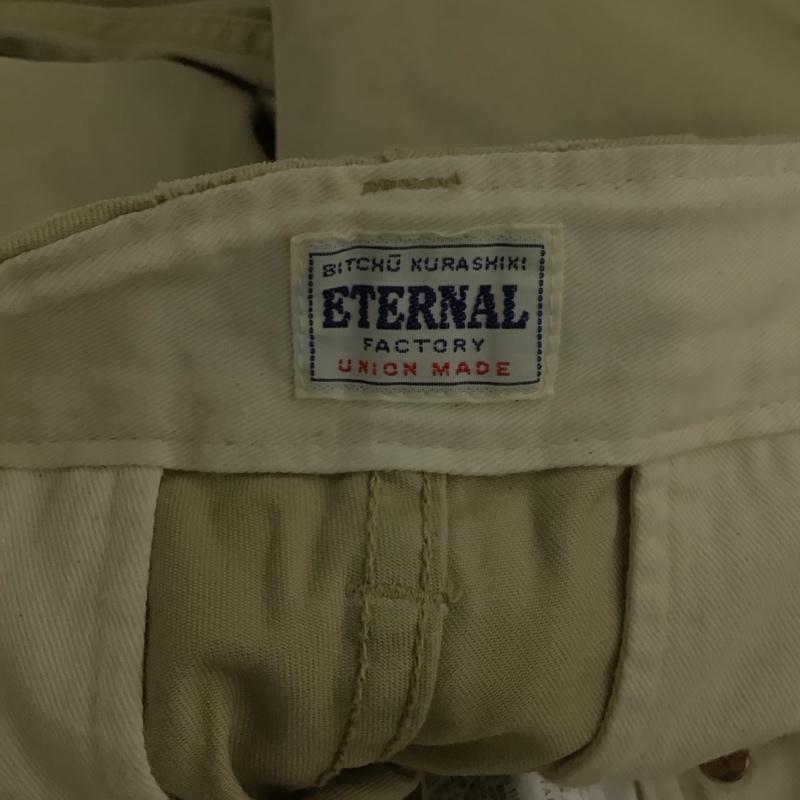 エターナル ETERNAL パンツ チノパン チノパン ワイドパンツ カジュアルパンツ 30インチ 無地 ベージュ / ベージュ /  メンズ USED 古着 中古 10140720