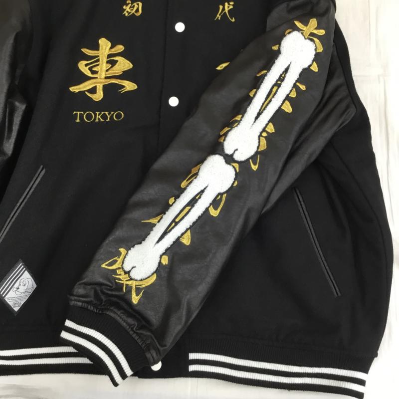 ガルフィー GALFY ジャケット、上着 ジャケット、ブレザー 東京リベンジャーズ L ロゴ、文字 X 刺繍 黒 / ブラック /  メンズ USED 古着 中古 10138381