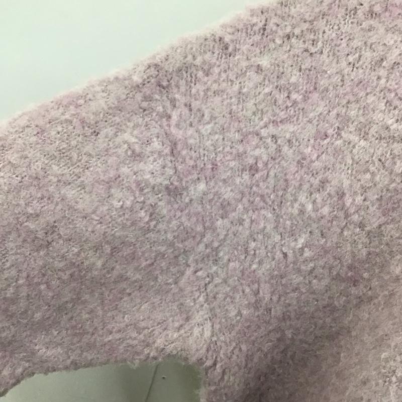 ダブルクローゼット w closet カーディガン 長袖 長袖カーディガン 長袖カットソー ノーカラージャケット 前開カーディガン FREE 無地 紫 / パープル /  レディース USED 古着 中古 10118013