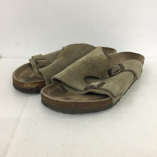 ビルケンシュトック BIRKENSTOCK サンダル サンダル Zurich チューリッヒ 41 スエード 無地 ベージュ / ベージュ /  メンズ USED 古着 中古 10137849