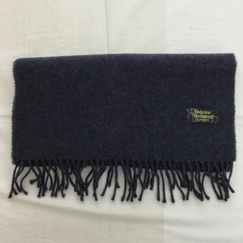 ヴィヴィアンウエストウッド Vivienne Westwood マフラー マフラー 刺繍 紺 / ネイビー /  レディース USED 古着 中古 10135825