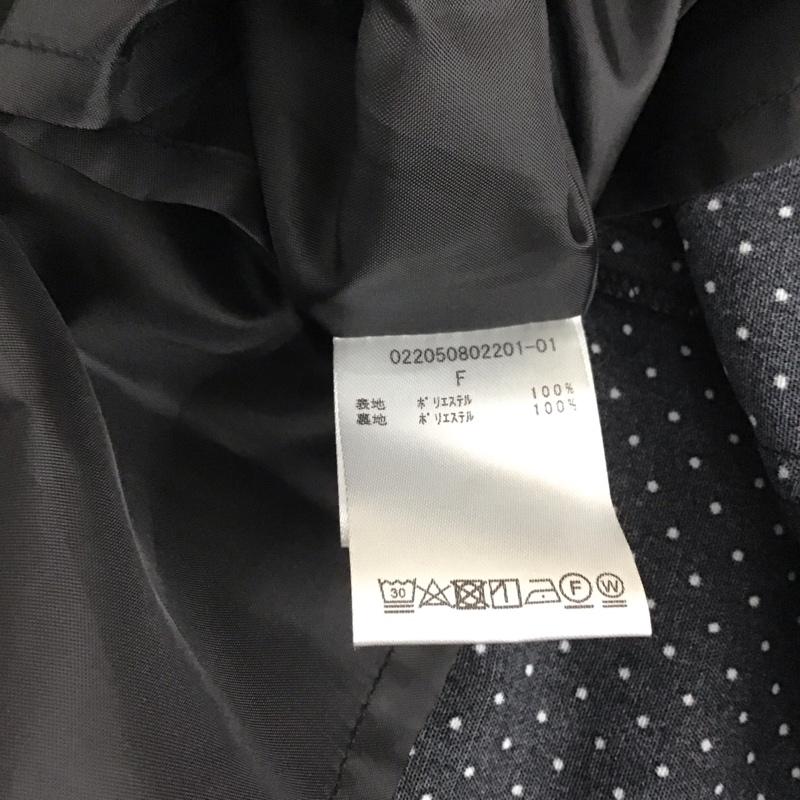 ダズリン dazzlin スカート ロングスカート 022050802201 ハイウエストナロースカート FREE ドット 黒 / ブラック /  レディース USED 古着 中古 10144041