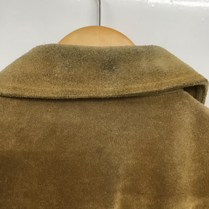 古着 USED ジャケット、上着 ジャケット、ブレザー レザージャケット ボタンジャケット アウター 古着 L 無地 ベージュ / ベージュ /  メンズ USED 古着 中古 10135780
