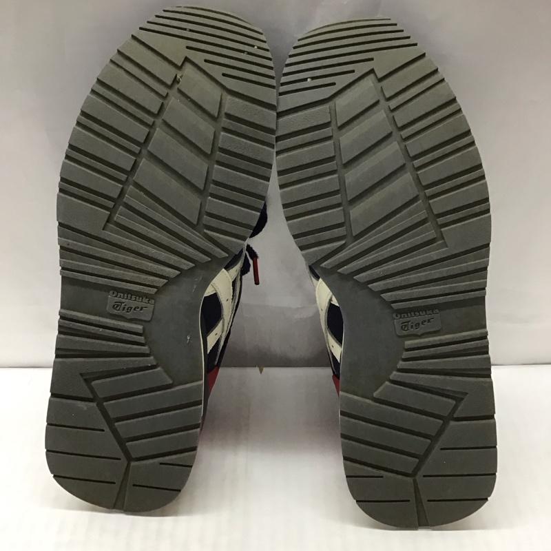 オニツカタイガー ONITSUKA TIGER スニーカー スニーカー D8J0Q TIGER ALLY 27.5cm 箱有 27.5cm ロゴ、文字 紺 / ネイビー / X 赤 / レッド / X 白 / ホワイト /  メンズ USED 古着 中古 10113423