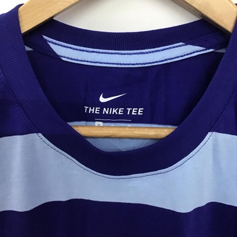 ナイキ NIKE Tシャツ 半袖 cq5197-436 半袖カットソー プリントTシャツ M ロゴ、文字 青 / ブルー / X 水色 / ライトブルー /  メンズ USED 古着 中古 10146720