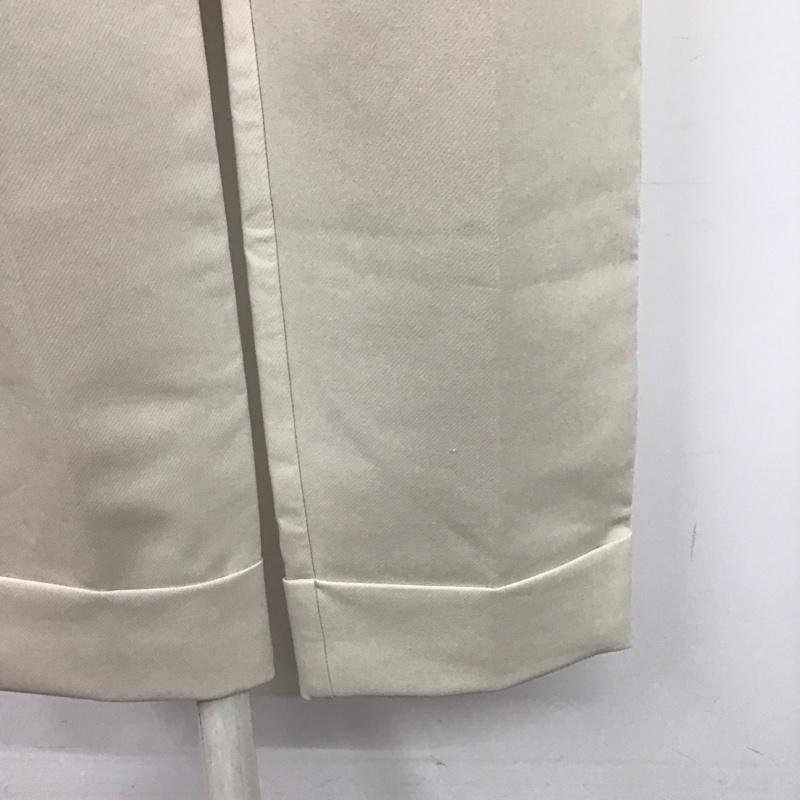 ザラ ZARA パンツ スラックス スラックスパンツ スリムパンツ カジュアルパンツ センタータックパンツ ストレッチパンツ S 無地 オフホワイト / オフホワイト /  レディース USED 古着 中古 10109523