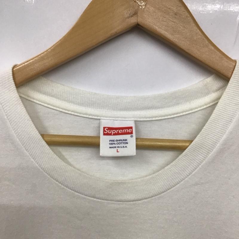 シュプリーム Supreme Tシャツ 半袖 11ss ボックスロゴ 半袖カットソー プリントTシャツ L ロゴ、文字 白 / ホワイト /  メンズ USED 古着 中古 10130840