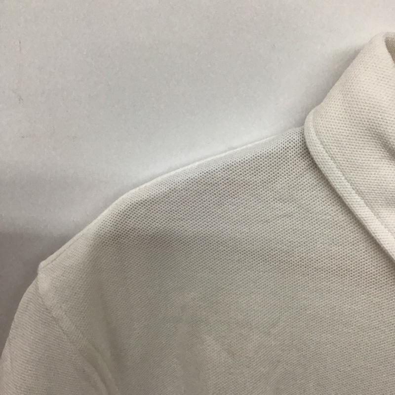 ランズエンド LAND S END ポロシャツ 半袖 半袖ポロシャツ カラーシャツ 半袖カットソー XL 無地 白 / ホワイト /  メンズ USED 古着 中古 10143253