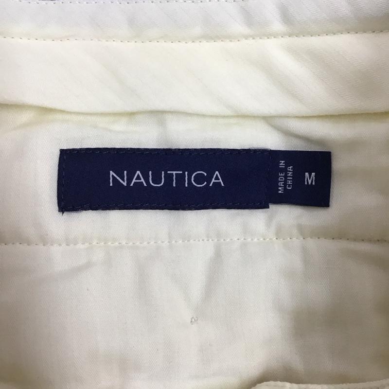ノーティカ NAUTICA パンツ チノパン チノパン カジュアルパンツ ワイドパンツ ストレートパンツ M 無地 白 / ホワイト /  メンズ USED 古着 中古 10120492