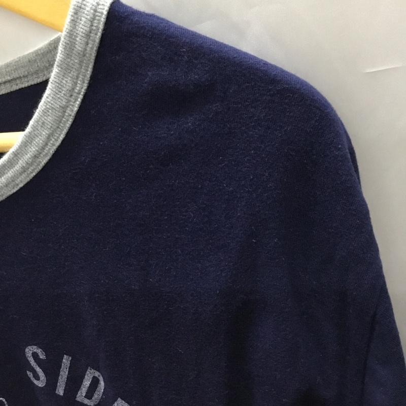 グローバルワーク GLOBAL WORK Tシャツ 半袖 XL プリント 紺 / ネイビー /  メンズ USED 古着 中古 10110690