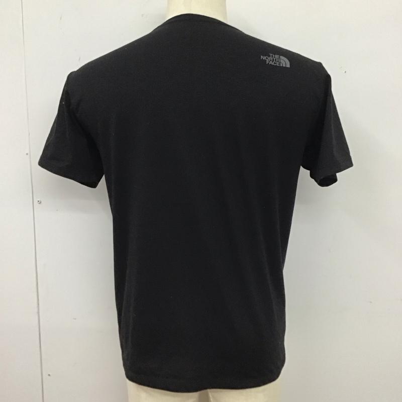 ザノースフェイス THE NORTH FACE Tシャツ 半袖 nt81879 半袖カットソー プリントTシャツ M ロゴ、文字 黒 / ブラック /  メンズ USED 古着 中古 10123762