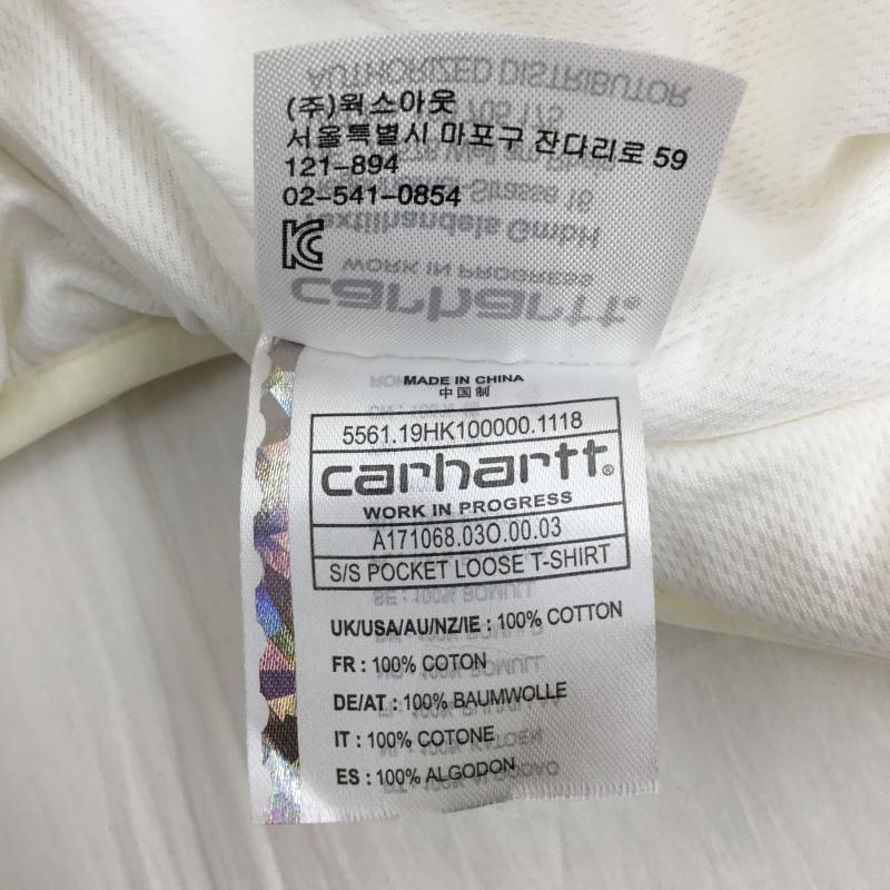 カーハート Carhartt ジャケット、上着 ジャケット、ブレザー XL ロゴ、文字 ベージュ / ベージュ / X 茶 / ブラウン /  メンズ USED 古着 中古 10137710