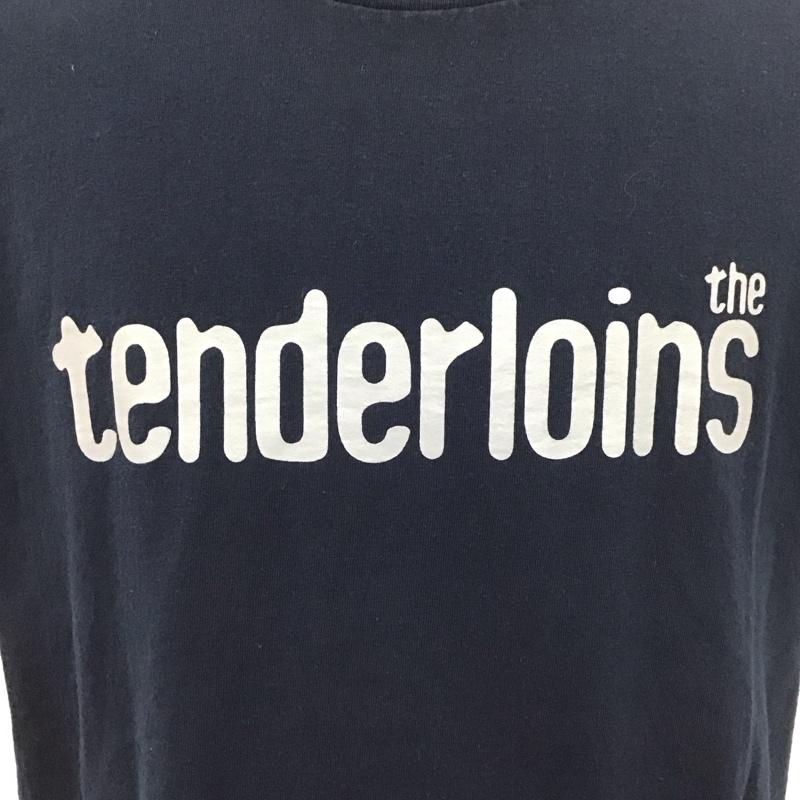テンダーロイン TENDERLOIN Tシャツ 半袖 半袖カットソー プリントTシャツ クルーネックカットソー L プリント 紺 / ネイビー /  メンズ USED 古着 中古 10109805