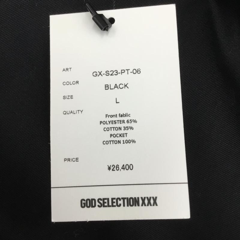 ゴッドセレクショントリプルエックス GOD SELECTION XXX パンツ チノパン GX-S23-PT-06 Chino Pants L 総柄 黒 / ブラック /  メンズ USED 古着 中古 10112599