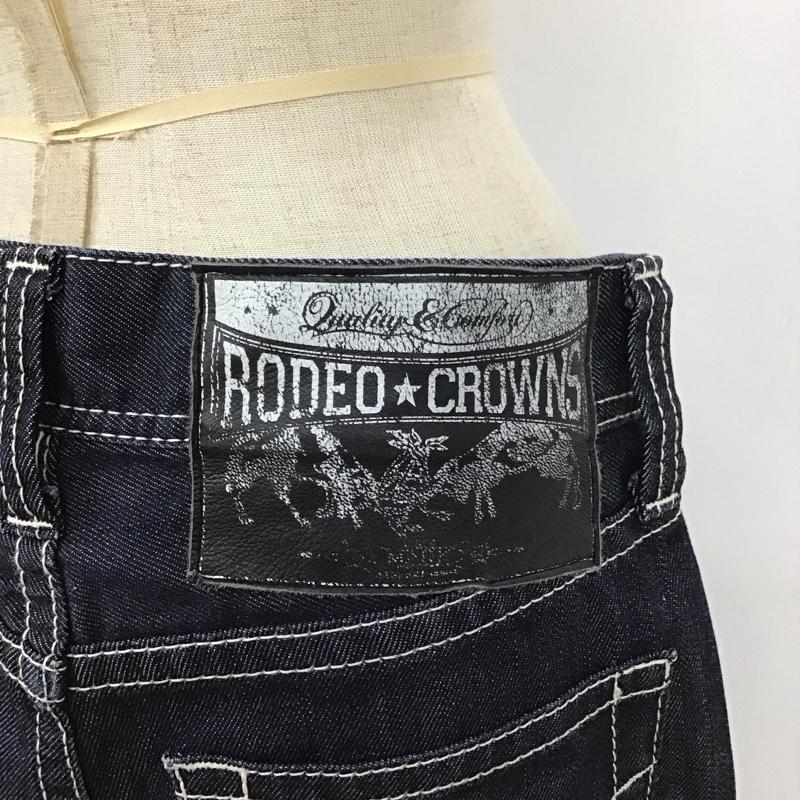 ロデオクラウンズ Rodeo Crowns パンツ ショートパンツ デニムパンツ ショートパンツ ハーフパンツ S 無地 インディゴ / インディゴ /  レディース USED 古着 中古 10117297