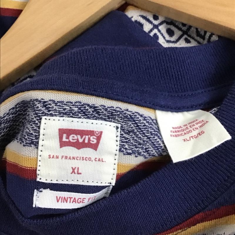 リーバイス Levi s Tシャツ 半袖 半袖カットソー プリントTシャツ クルーネックカットソー XL プリント マルチカラー / マルチカラー /  メンズ USED 古着 中古 10150134